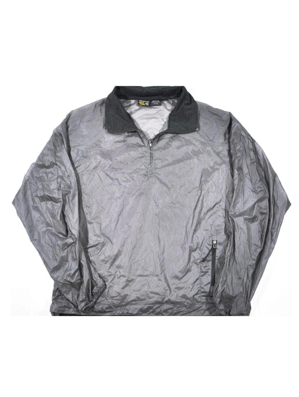 Vintage Mountain Hardwear Hiking Thin Shell Wind Rain Gray Jacket Women's 10